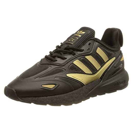 Las mejores zapatillas adidas ZX 750 7 adidas ZX 2k Boost 2.0, Zapatillas de Gimnasio Hombre, Core Black Core Black Gold Met, 38 2/3 EU
