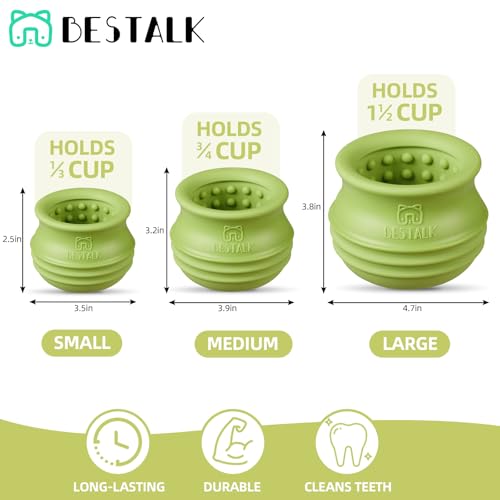 Jouet d'enrichissement pour chien interactif en silicone vert durable