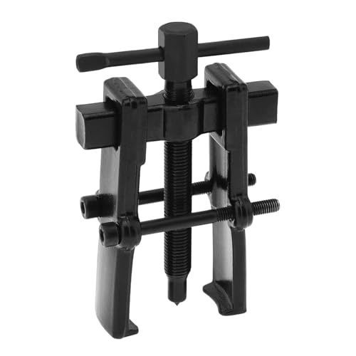 MUQIDA 4 2-Jaw Gear Puller Adjustable Two Jaw Gear Bearing Pulley Puller Flywheel Removal Tool 2 Claws Pullers Carbon Steel Separate Lifting Device for Auto Mechanic Maintenance (Black)