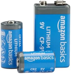 Amazon Basics 6-Pack Non-Rechargeable CR123A Lithium Batteries, 3 Volt, Up to 10-Year Shelf Life - 3