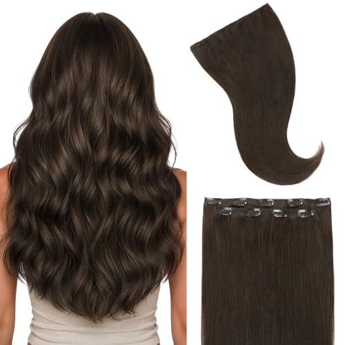 Image of GOO GOO Clip in Hair Extensions Real Human Hair Back Fill Extension 2Pcs
