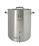 Kegco 3PXBK15-P2 Brew Kettle, 15 Gallon, Stainless Steel