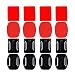 Trsnzul Pegatinas Cámara de Acción para Casco 32 Piezas Adhesivo de Montaje Soporte Almohadillas de Repuesto de Adhesivo Accesorios Cámara de Acción Adhesivo Accesorios para Action Camera