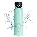Runbott Zodiac Botella Agua Térmica 600 ml en Acero Inoxidable con Recubrimiento Interno Cerámico. Virgo (Menta)