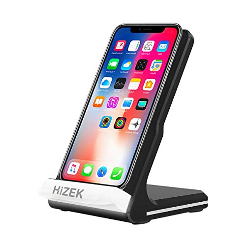 Wireless Charger, Hizek Qi Wireless Schnelladegerät, Kabelloses Ladestation Drahtlose Charger für Alle Qi Gerät, iPhoneX, iPhone8/8plus/Galaxy Note8/S8/ S8 Plus/S7/S7Edge/S6Edge Plus
