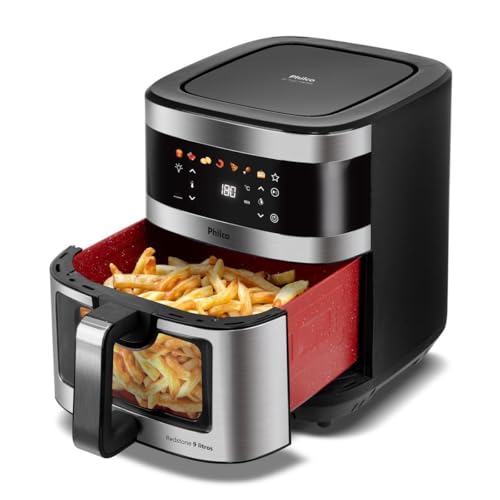 Air Fryer Philco 9L Visor Glass Painel Digital PAF90C 127 - Imagem 2