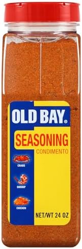 OLD BAY Seasoning, 24 oz - One 24 Ounce Container of OLD BAY All-Purpose Seasoning with Unique Blend of 18 Spices and Herbs for Crabs, Shrimp, Poultry, Fries, and More