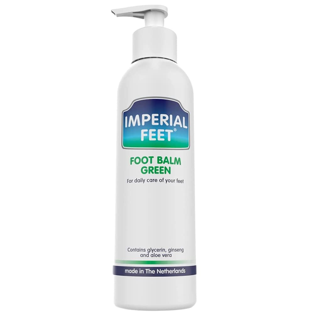 Imperial FeetFoot Balm Green - 150ml Non-Sticky Cream for Dry Feet & Cracked Skin - Aloe Vera Moisturizer for Diabetics - Soothing Hydration & Dryness Skin Repair for Hands, Feet, Legs & Overall Care