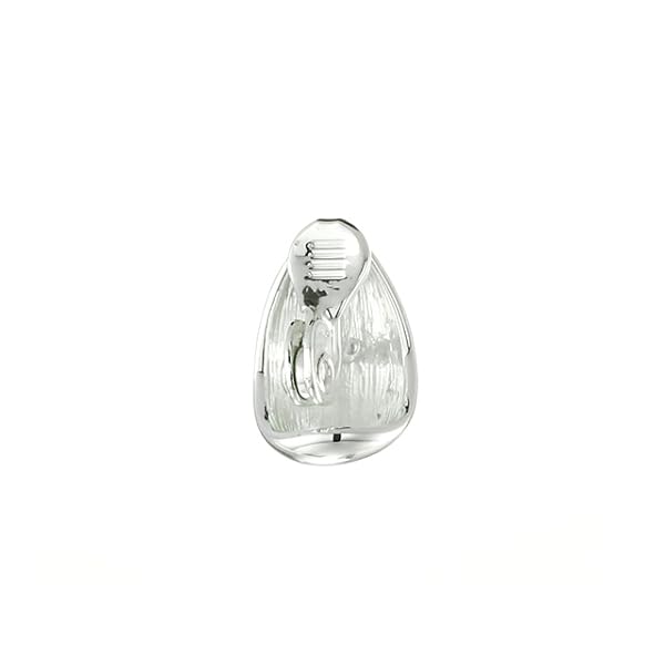 Anne Klein Silvertone Teardrop Clip On Earrings