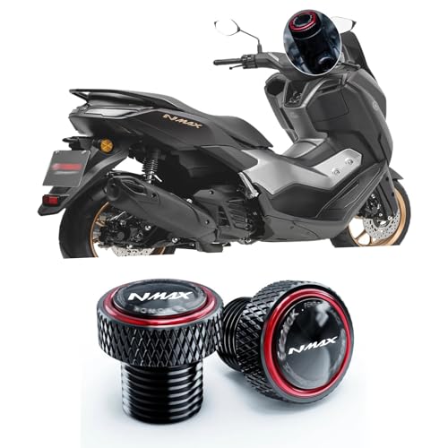 GoGoDDJP For XMAX300 NMAX155 NMAX125 2023 2024 2025 2026 �̃o�b�N�~���[�}�E���g�z�[���v���O�ƃX�N�����[�L���b�v�ɓK�� (NMAX,���b�h) [���s�A���i]