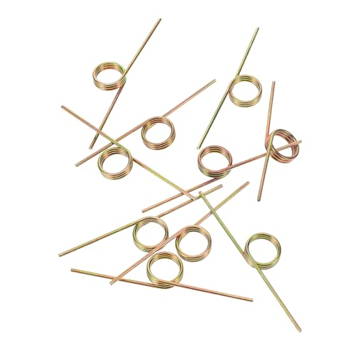 OUNONA 10pcs Spring Accessories Bucket Torsional Spring Trash Bin Garbage Cans Garbage Bin Spring Bucket Lid Torsional Spring Springs Trash Can Lid Torsional Spring Key Color Zinc Plating