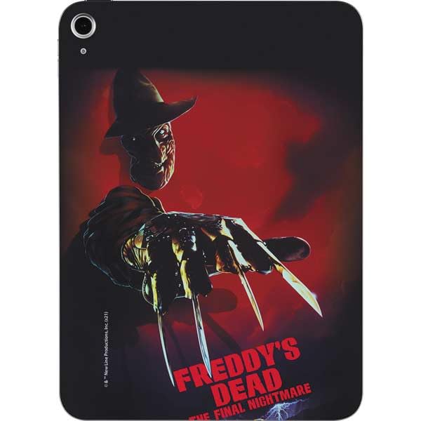 Skinit Decal Tablet Skin Compatible with iPad 11th Gen (2025) - Officially Licensed Nightmare on Elm Street Freddy Krueger Design