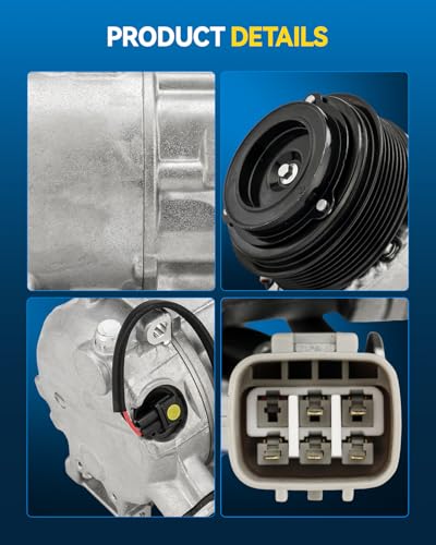 Image of PHILTOP 7512859 Air Conditioner AC Compressor with Clutch for Lexus IS250 2006-2013 2.5L,IS350 2006-2010, 2011-2013 3.5L,GS350 2007-2011 3.5L,GS300 2006 3.0L