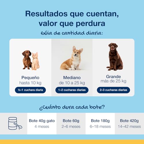 ProDen PlaqueOff Perros y Gatos en Polvo 60g, Limpieza Dental con 100% Alga Natural, Limpiador de Sarro Dental y de Placa, Elimina Eficazmente el Mal Aliento en Mascotas - imagen 7