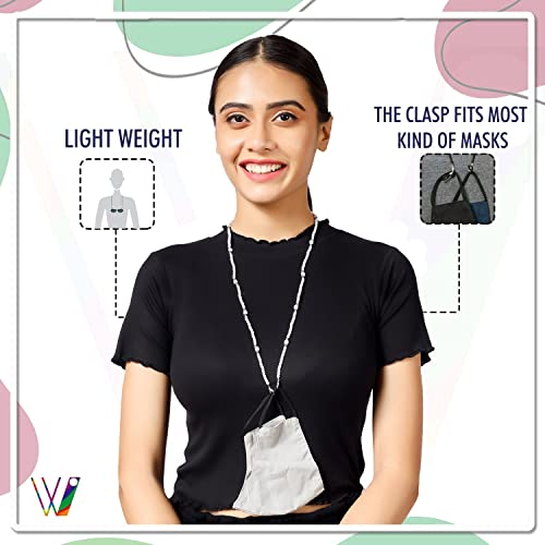 Image of VIVID vision Unisex Adult Eyeglass Holder Strap Cord | New Chain Adjust on Sunglasses | Anti-slip Retainer Lanyard String Eyewear Frame | Specs Mask Chains