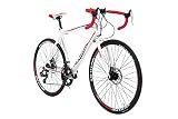 Rennrad 28'' Euphoria weiß Alu-Rahmen RH 62 cm KS Cycling