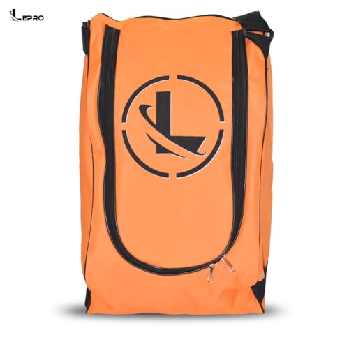 Image of LEPRO Skate Bag | Premium Inline Skating Bag with Adjustable Shoulder Strap for Youth and Adults (Orange)