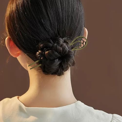 4 PACK Metal U Shaped Hairpin, French Hair Pins, Vintage Hair Sticks Hair Fork Pins Hair Accessories for Women and Girls Hairstyles