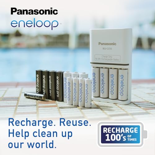 PILHAS RECARREGÁVEIS ENELOOP PRO AA C/4 2550 MAH