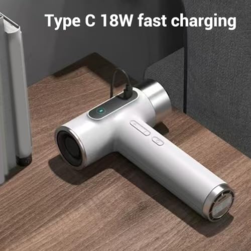 Wiederaufladbarer Tragbarer Haartrockner Kabelloser Föhn mit 100000 U/min Hochgeschwindigkeitsmotor 3 Temperaturen 9 Windgeschwindigkeiten USB-Aufladung 15600mAh Akku für Reisen