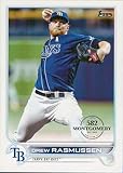2022 Topps Factory Set 582 Montgomery Club #482 Drew Rasmussen Tampa Bay Rays Baseball Card