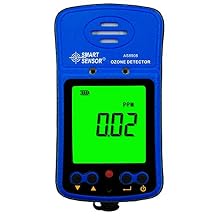 Portable O3 Gas Detector Range 01PPM Handheld LCD Display Rechargeable Li-Battery Powered Digital Ozone Gas Monitor Meter