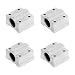 Ruimou 4Pcs SCS8UU Linear Motion Ball Bearing Slide Unit Bushing(8MM Inner Dia.) for CNC Machine Linear Sliding, 3D Printer Parts