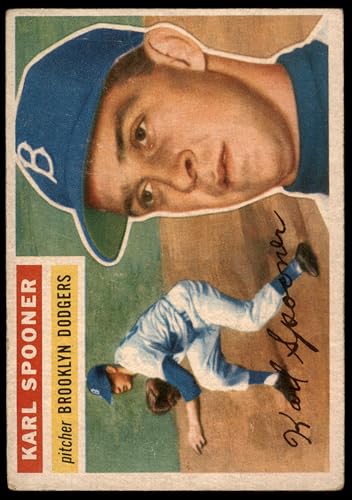 1956 Topps #83 Karl Spooner Brooklyn Dodgers (Baseball Card) GOOD Dodgers