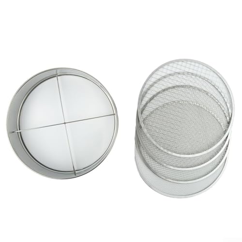 Siebmeister 5000 - Setaccio per terreno 4 in 1 per diserbo e setacciatura del terreno in giardino