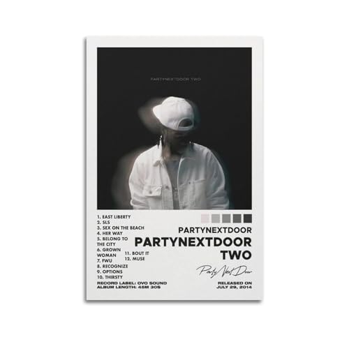 oksdjhrnn PartyNextDoor Album PartyNextDoor Door Poster Decorative Canvas Poster Wall Art Decor Living Modern Family Bedroom Decoration Poster 08x12inch(20x30cm) Unframe-style