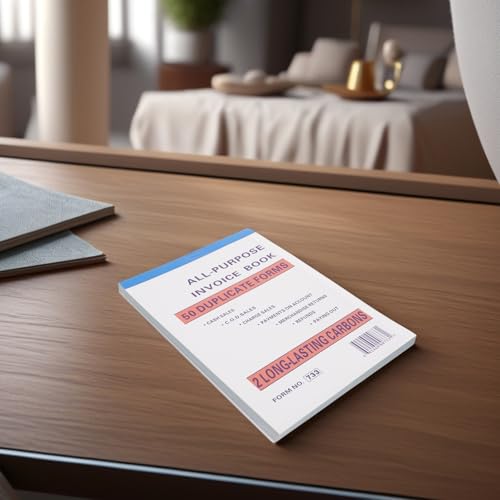 Libro de pedidos para pequeñas empresas Alipis y cuadernos de control de recibos 7