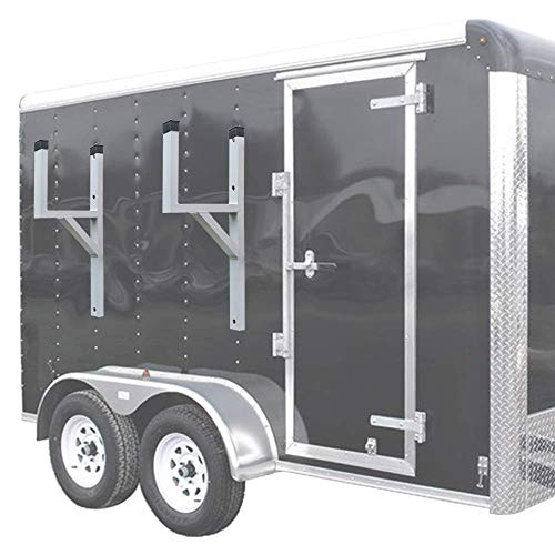 Mountainpeak Aluminum Side Mount Trailer Ladder Rack Fit For Enclosed Trailer #TOP7