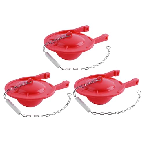 Hibbent 3 Pack Large 3-Inch Toilet Flapper Replacement Compatible with TOTO flapper Model G-Max, THU138S, THU175S and THU331S- Oversized Sealing and Easy to Install