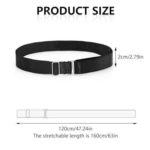 4pcs Crop Tuck Band Women, Adjustable Elastic Sweater Belt for Tucking2