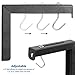 VIVO Universal Wall Hanging 6 inch Adjustable L-Bracket Mount Plate Kit for Projector Screen, Black, MOUNT-PS01B