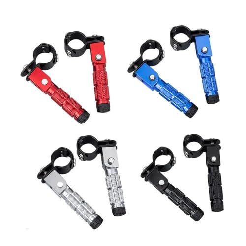 Repose-pieds passager universel pliable pour moto, scooter et cyclo - 2