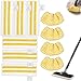 Produktbild 10 Stück Ersatz-Mikrofasertuch Set kompatibel, für Kärcher Dampfreiniger EasyFix SC1, SC2, SC3, SC4, SC5, Kärcher Dampfreiniger Zubehör (6x Bodendüse + 4x Handdüsen)