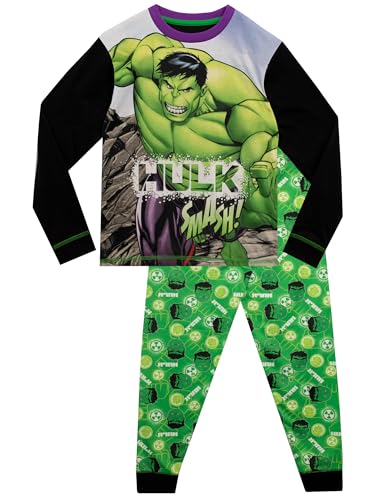 Marvel Pijamas para Niños The Incredible Hulk Negro 3-4 Años