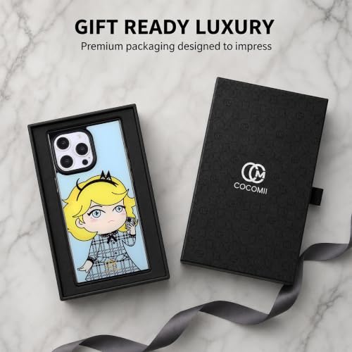 Image of COCOMII Rectangle for iPhone 16 Pro Max Case, Sky Plaid Coco&MII