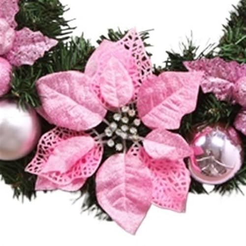 Décoration de guirlande de Noël bleue 40CM pour sublimer une façade terne - 7
