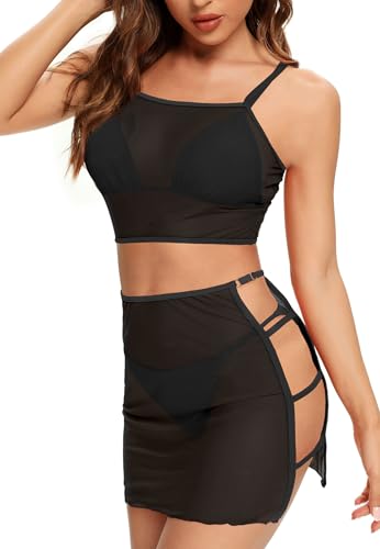 Bikini 4 pièces pour femme SHEKINI à haut triangle ajustable et bas échancré galbant