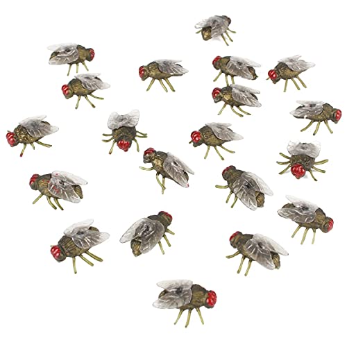 FeiWen Plástico Halloween Plástico Insectos Araña Gecko Hormigas Moscas Halloween Decorar...