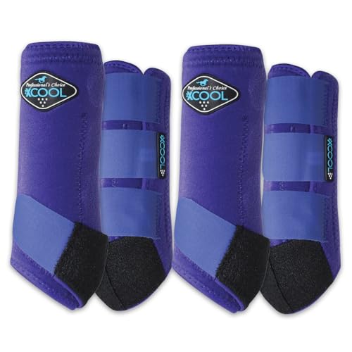 Image of Professional's Choice 2XCOOL Sports Medicine Horse Boots | Protective & Breathable Design for Ultimate Comfort & Durability in Active Horses | Value 4 Pack