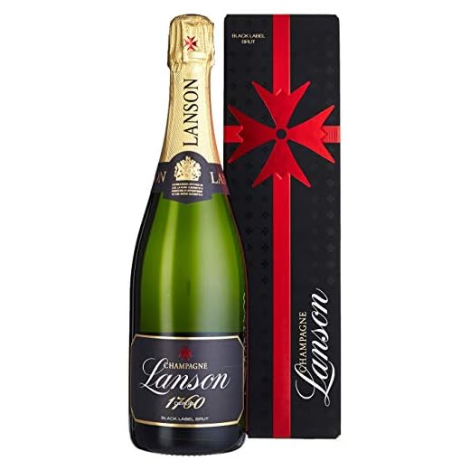 Lanson Le Black Label Brut Champagner (1 x 0.200 l) 2 Lanson Black Lable Brut Champagne in Geschenkhülle (1 x 0.75 l)