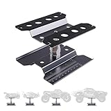 Convenient and sturdy workstation for many 1/8, 1/10 and 1/12 RC cars, trucks and buggies.