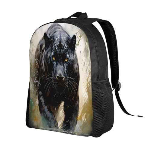 Lightweight Backpack Black Panther 16Inch Waterproof Backpack Gym Casual Daypack for Women Men Gift2