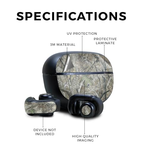 Image of Glossy Glitter Skin Compatible with Bose Ultra Open Earbuds - HTC Fall - Premium 3M Vinyl Protective Wrap Decal Cover - Easy to Apply | Crafted in The USA by MightySkins