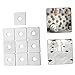 Ciieeo 30pcs Square Washers Flat Washers for Construction for Channels and Square Tubing Versatile Use Home Farm Automotive and Industry