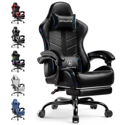 Image of GTPLAYER Gaming Chair, Computer Game Chair for Adults, Colorful Black