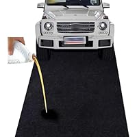 Öl Auffangmatte Garage Ölmatte 110 x 200 cm,Unterlage Garagenboden Matten,Motorrad Ölteppich Matte,Vielseitiger Garagen Protektor,Strapazierfähige Saugmatte,Schutzmatte Werkbank